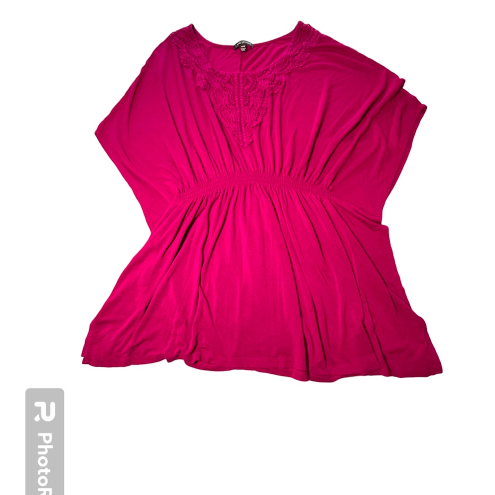 Lane Bryant Raspberry Kimono tunic/blouse size 14/16